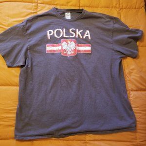 Polska - T-Shirt - Gray - Poland - XXL